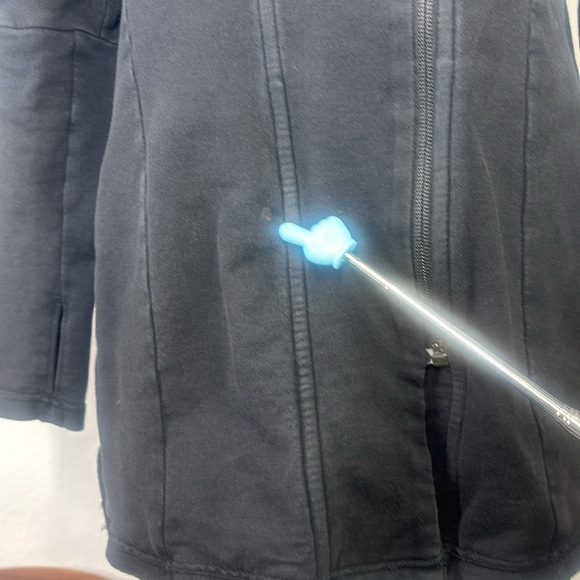 JacketsThe North Face Wrap-Ture Yoga Black Tunic Full Zip Jacket Size size L - Picture 4 of 10